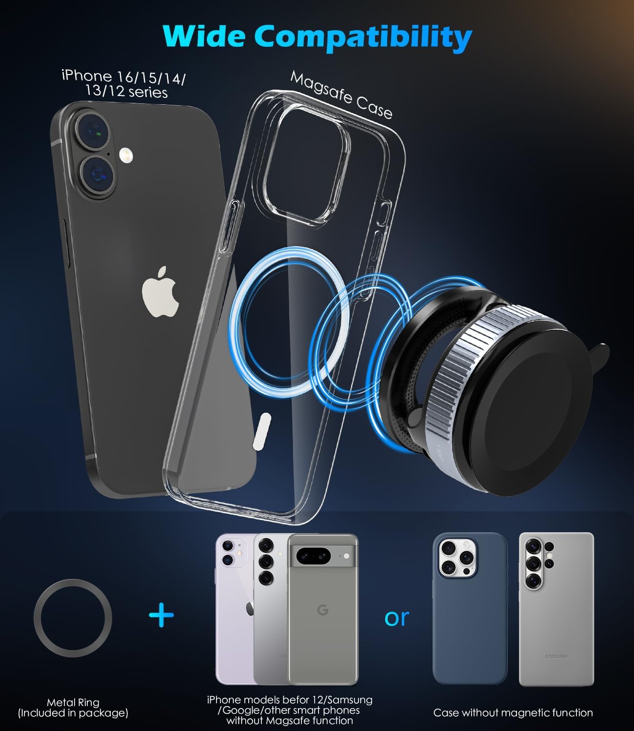 Magnetic Phone Holder 360°