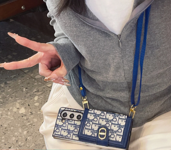 Canvas Crossbody Wallet Case