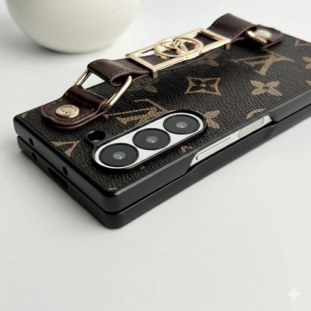 Elegant Leather Grip Case