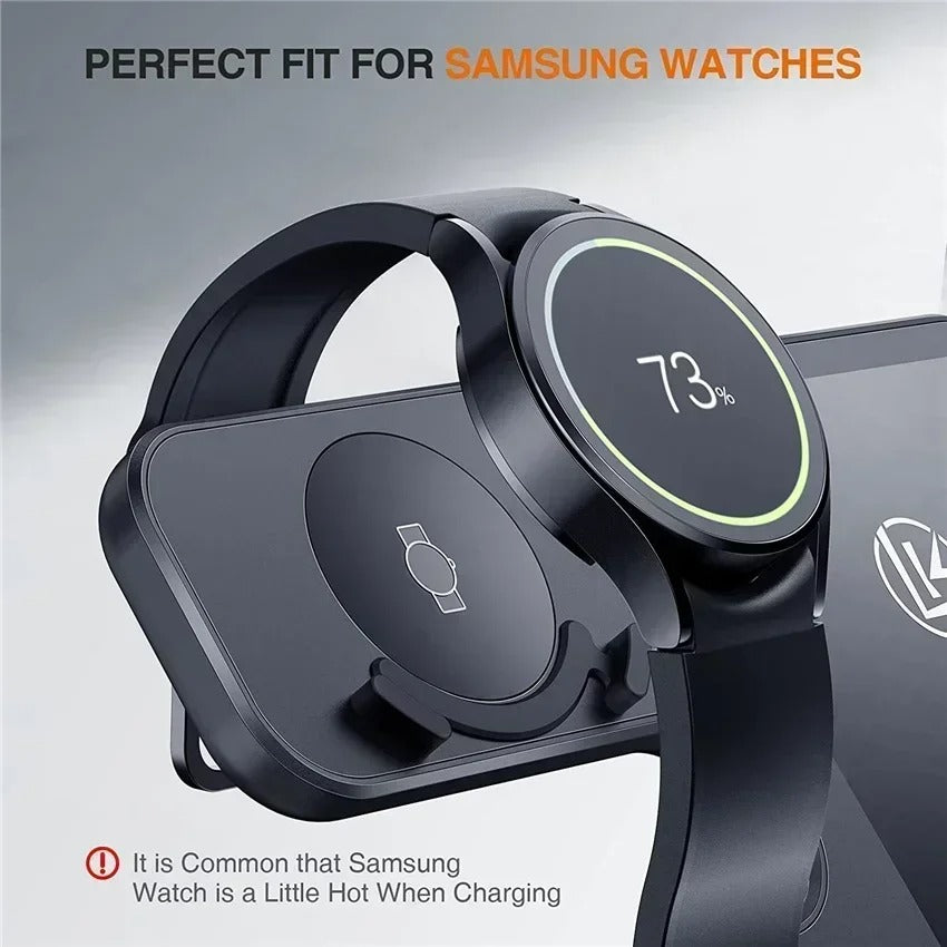 3 In 1 Wireless Charger Stand Fast Charging Dock Station