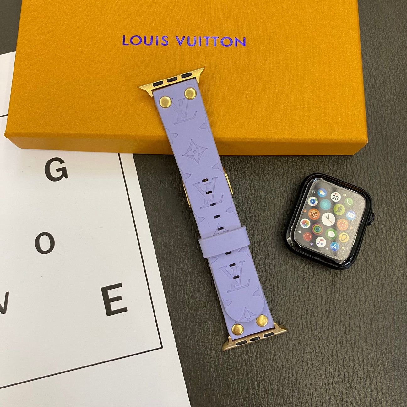 Statement Leather Watch Band