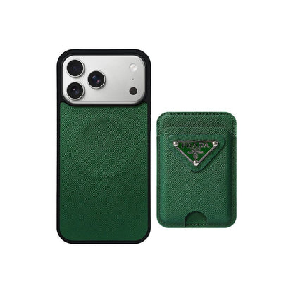 LuxeCard Case – Magnetic Wallet Leather Cover