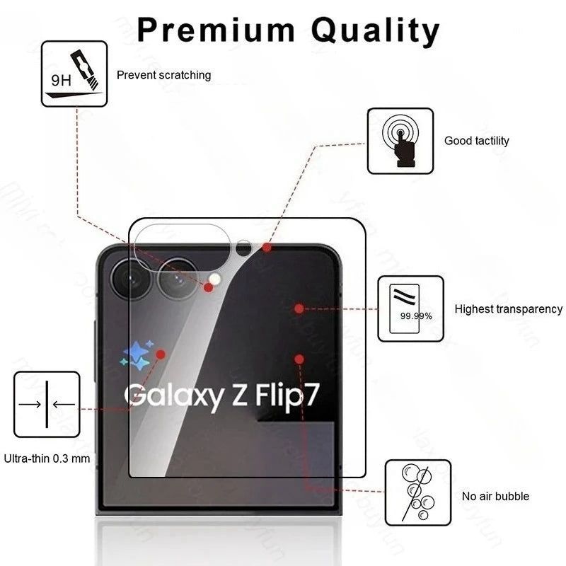 Samsung Z Flip  External Screen Tempered Glass