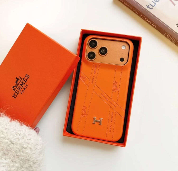 Luxury Leather Camera Shield Case