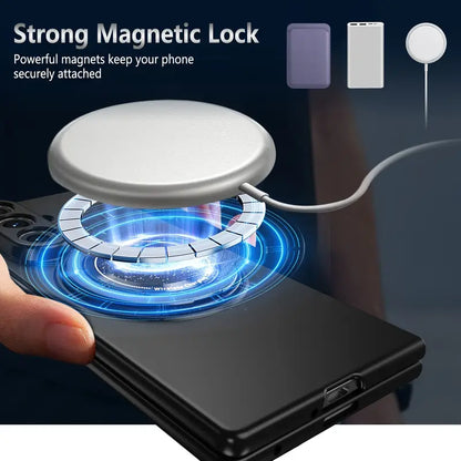 MagSafe Armor Case for Z fold With 360° Ring Stand
