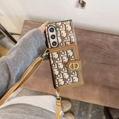 Canvas Crossbody Wallet Case