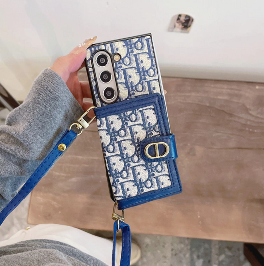 Canvas Crossbody Wallet Case