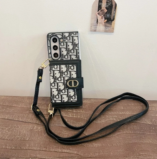 Canvas Crossbody Wallet Case