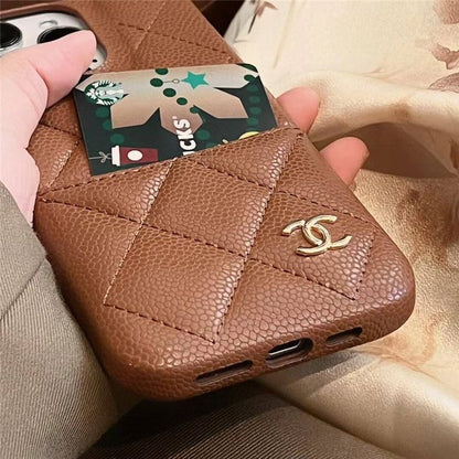 Quilted Leather Card Case