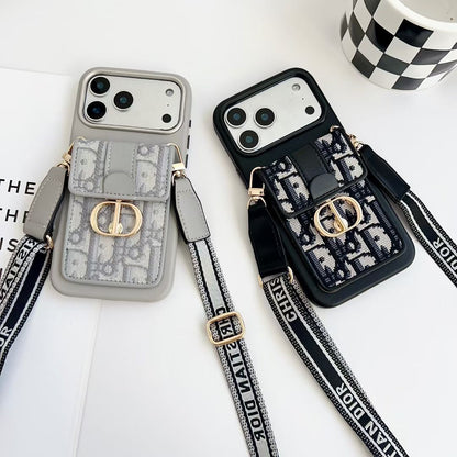 Phone Wallet Case with Strap