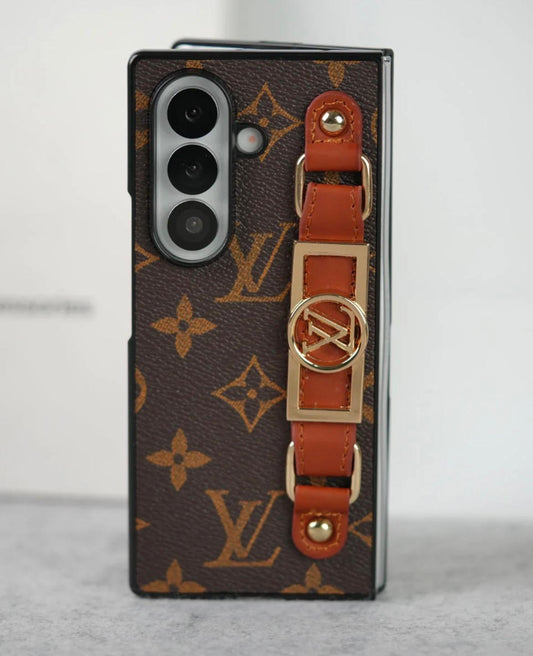Elegant Leather Grip Case