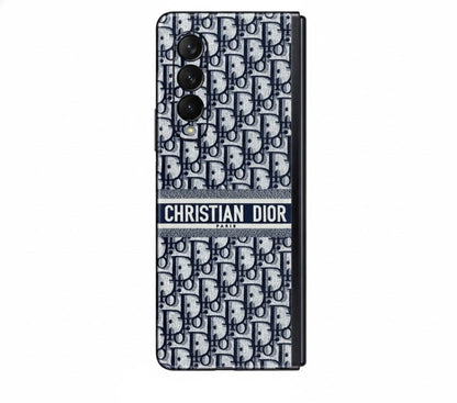 Parisian Pattern Leather Case for Z Fold – Couture Edition