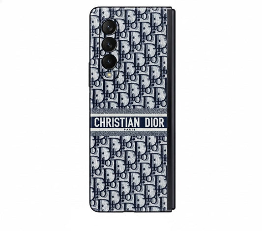 Parisian Pattern Leather Case for Z Fold – Couture Edition