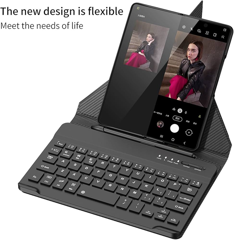 Wireless Keyboard Case + Touch Pen