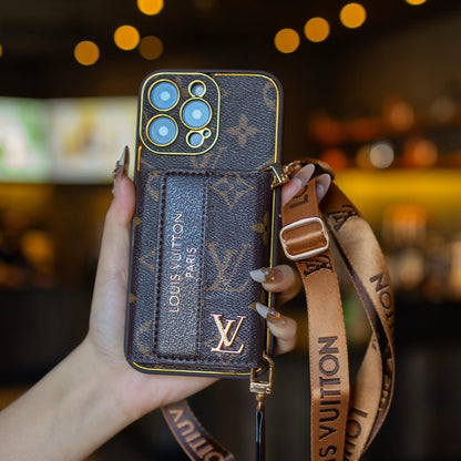 Premium Wallet Case with Strap