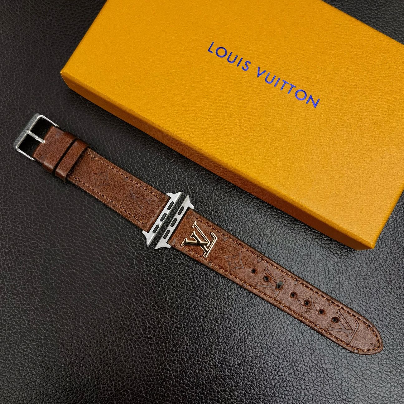 High-End Embossed Leather Watch