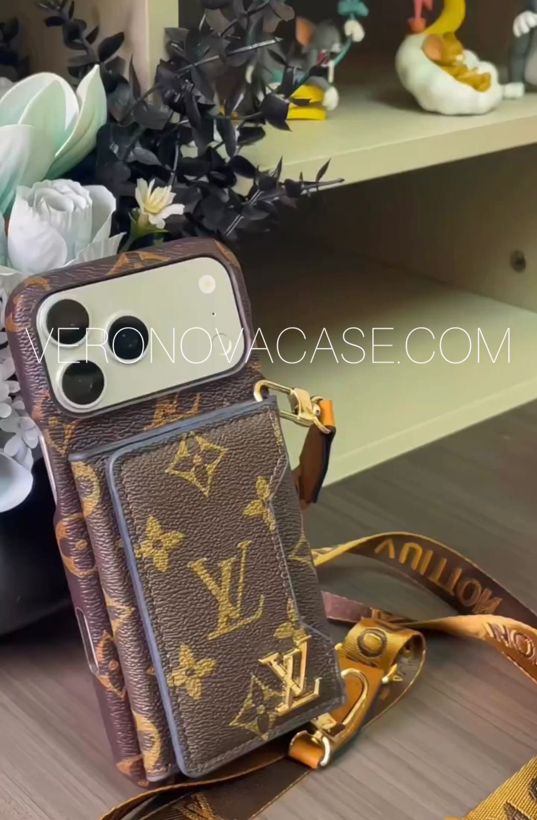 Luxury Crossbody Wallet Case