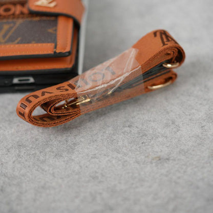 Luxury Leather Strap Case – Premium Wallet Design