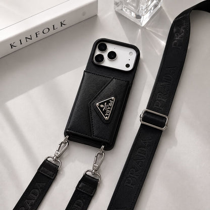 Crossbody Wallet Phone Case with Strap