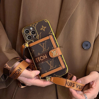 Stylish Phone Case with Shoulder Strap
