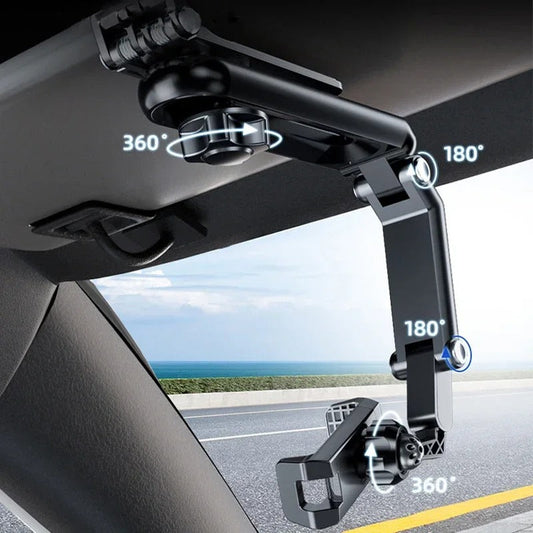 360° Rotating Sun Visor Phone Holder for Car
