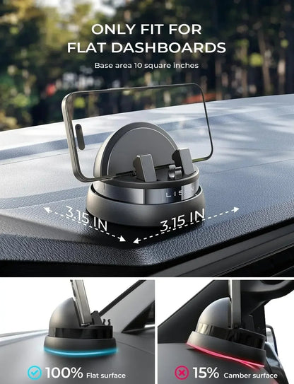 360 Rotation Dashboard Mobile Phone Holder