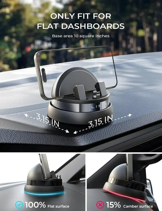 360 Rotation Dashboard Mobile Phone Holder