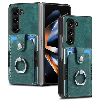 Ring Wallet Case with Card Holder Phone Case