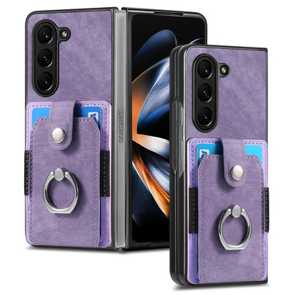 Ring Wallet Case with Card Holder Phone Case
