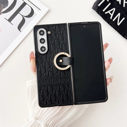 Elegant Ring Leather Case – Chic & Protective Design